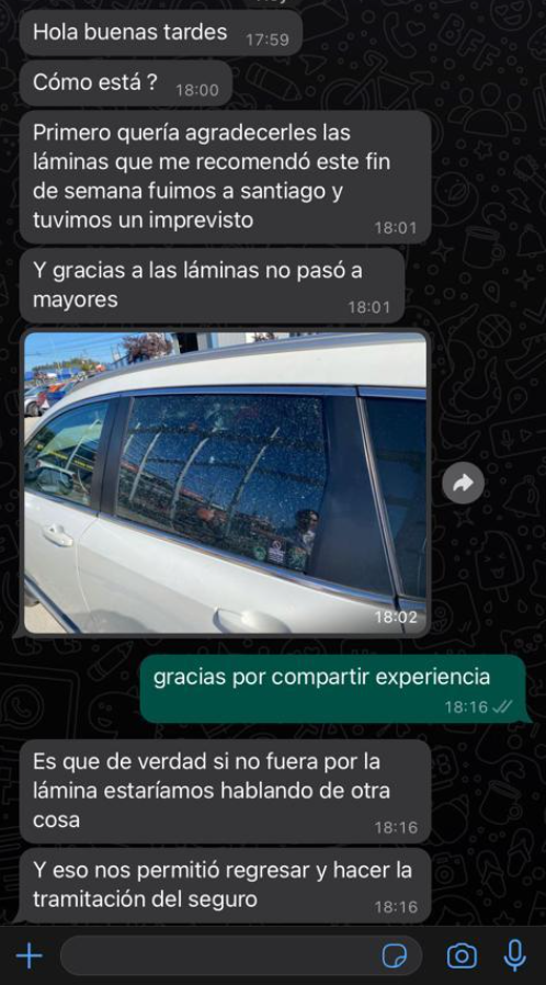 Láminas de seguridad cliente