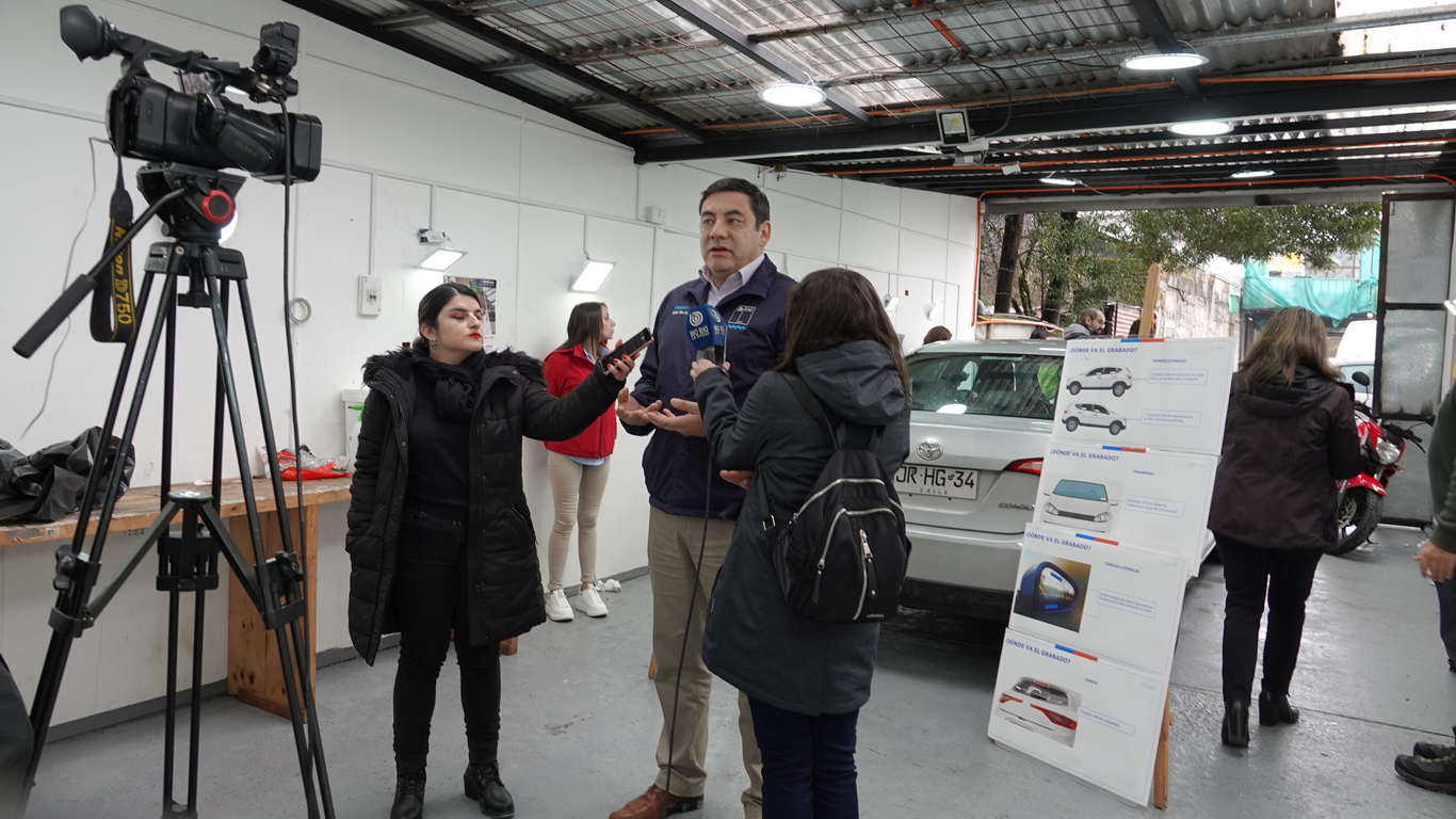 Visita del Seremi de transportes
